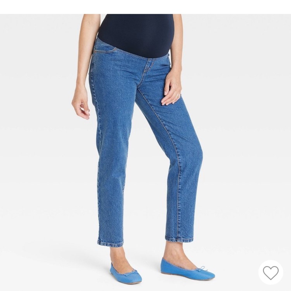 Isabel Maternity by Ingrid & Isabel Blue Straight Leg Jeans